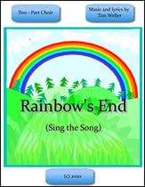 Rainbow's End Two-Part choral sheet music cover